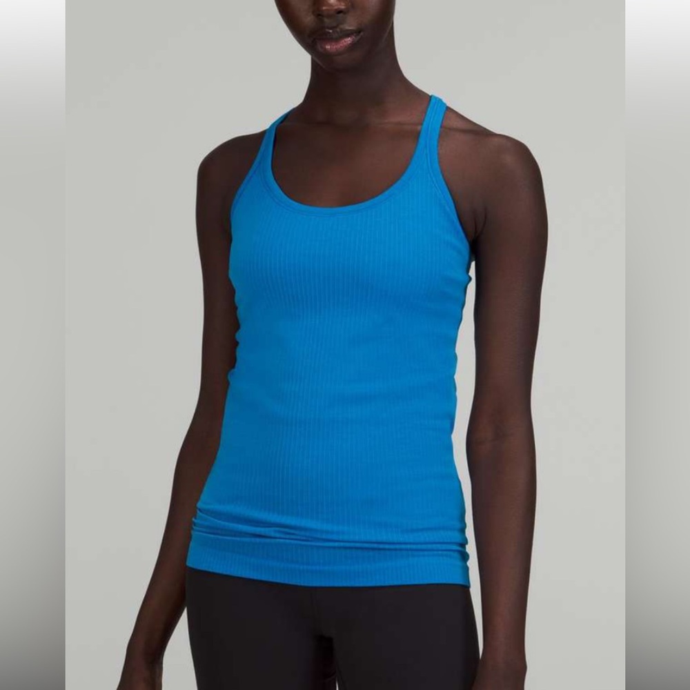 Lululemon Ebb to Street Tank in Poolside Blue